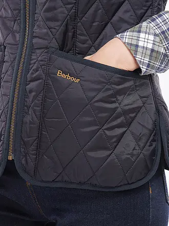BARBOUR | Steppgilet FLEECE BETTY | dunkelblau